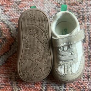 Carter's White and Tan Baby Walkers